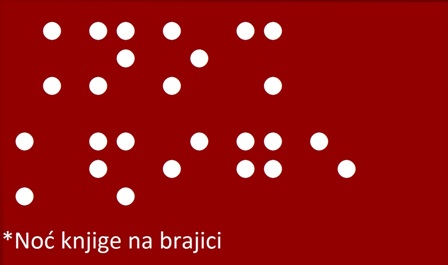 Noć knjige na brajici